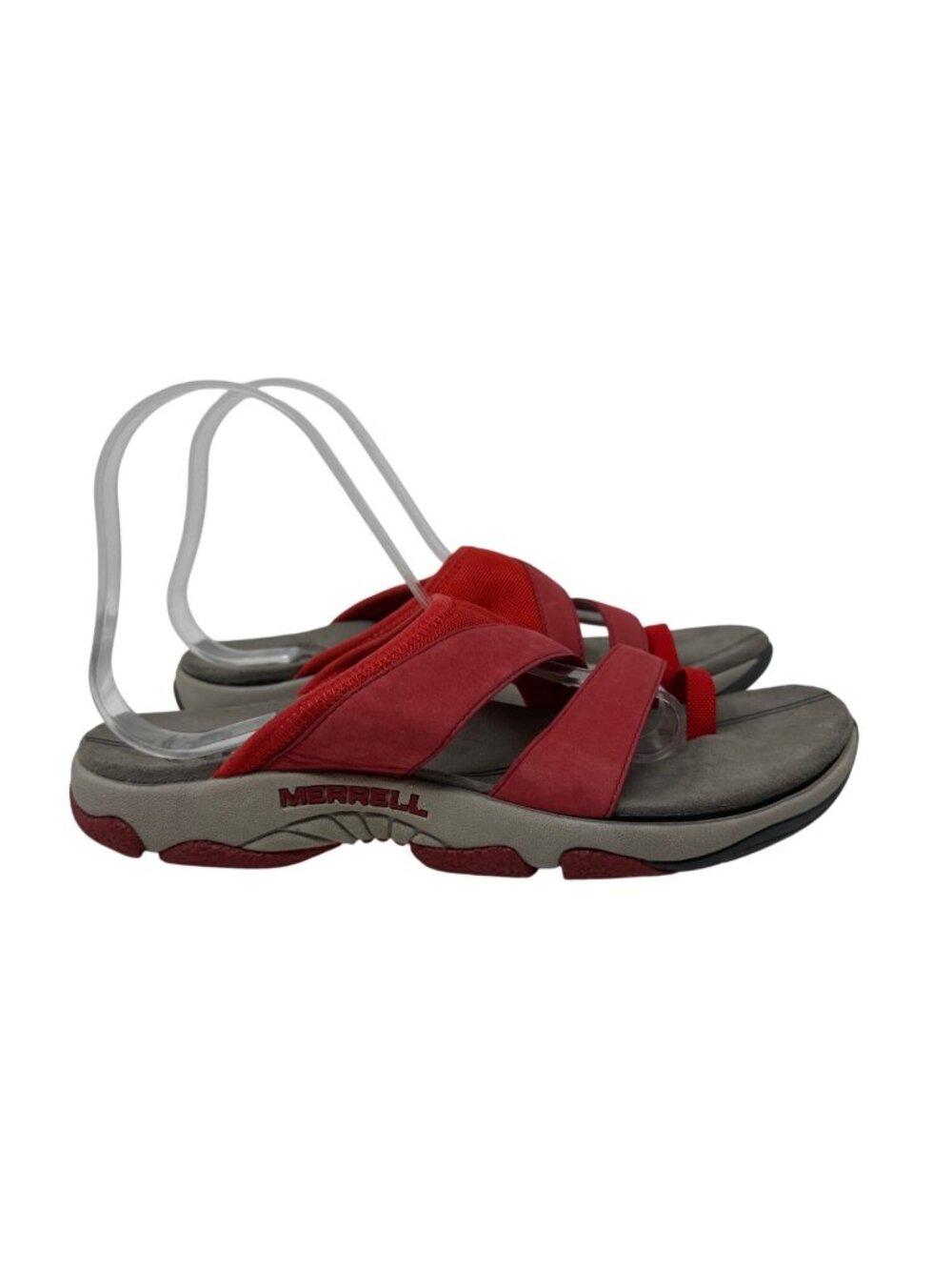 Merrell Token Banner Red Slip On Open Toe Sandals Women's US Size 9